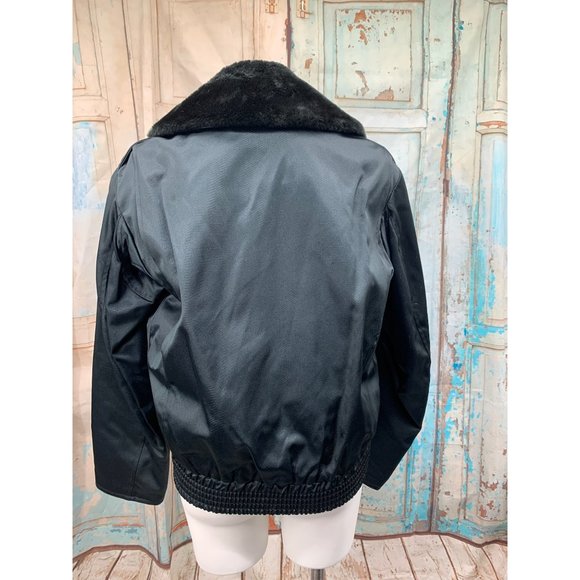 Golden Fleece Uniform Outerware Bomber Style with Faux Fur Collar Size 38 ** - Picture 8 of 16